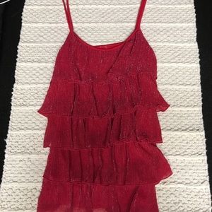 Women’s ruffled tank top